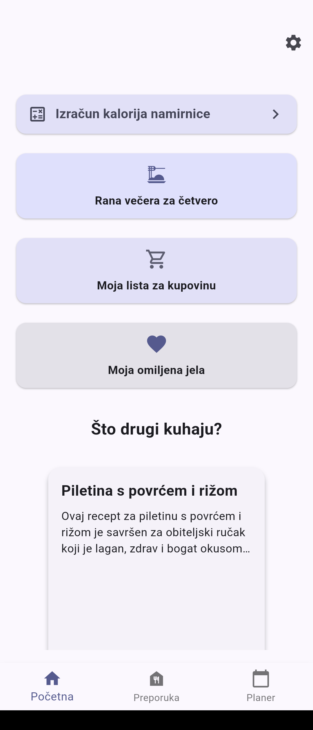 Blitva aplikacija - detalji recepta