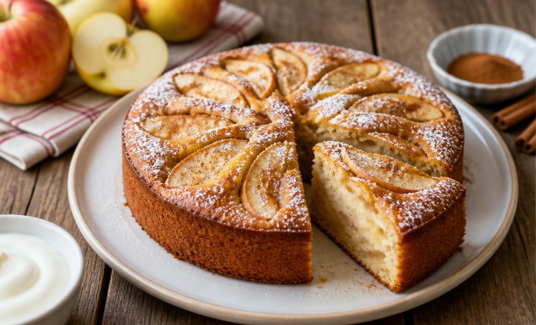 Torta s jabukama i jogurtom