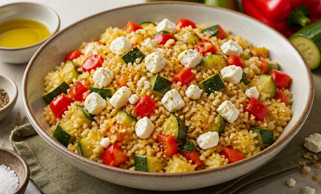 Bulgur s povrćem i fetom